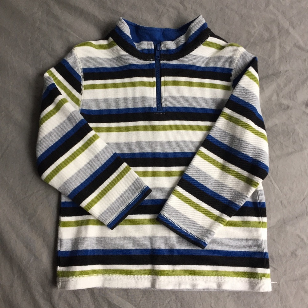Gymboree 4T 1/4 zip mock neck long sleeve